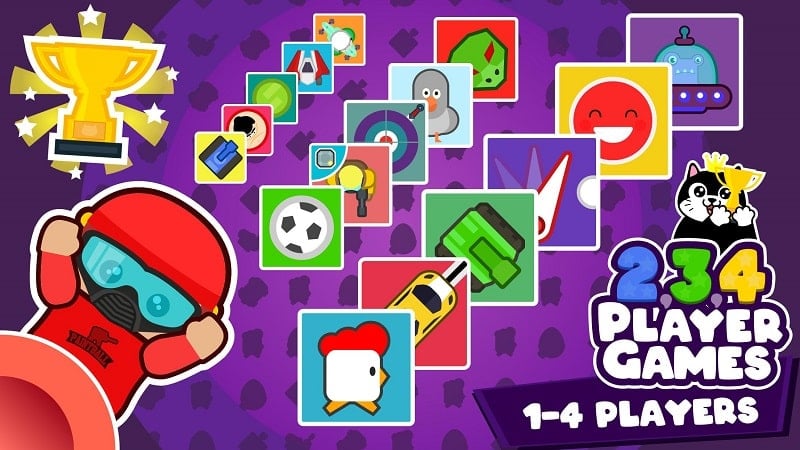 2 3 4 Player Mini Games v4.2.9 MOD APK (Unlimited money)