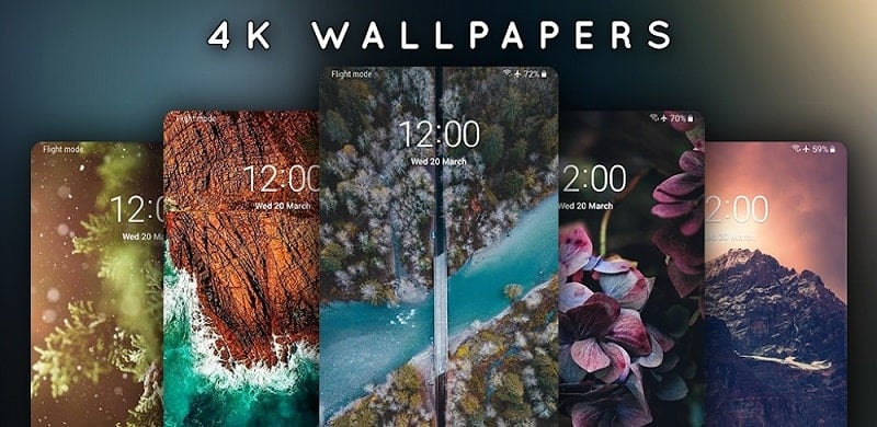 4K Wallpapers, Auto Changer v4.5 MOD APK (N/A)