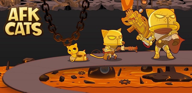 AFK Cats v1.31.3 MOD APK (Menu, God mode/Onehit)