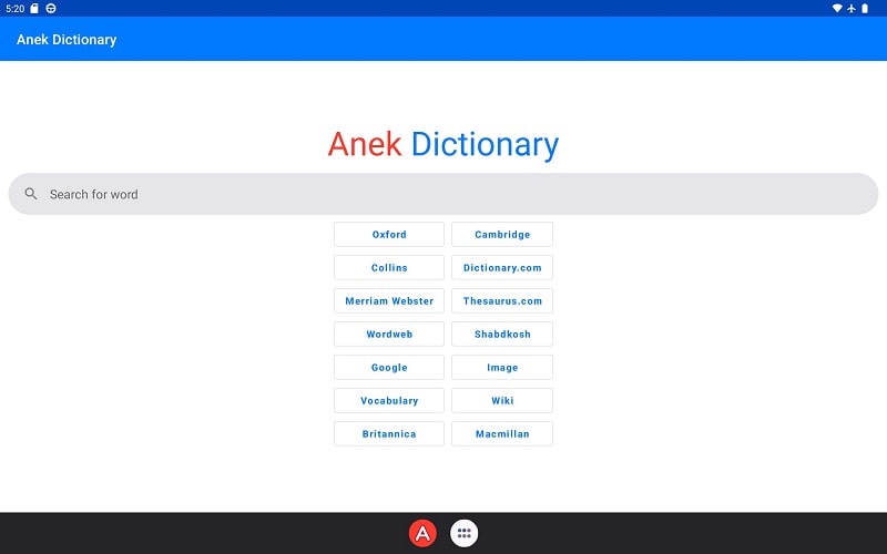 Anek Dictionary