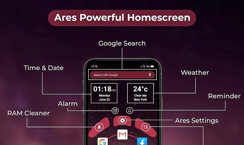 Ares Launcher Prime v3.6 MOD APK (N/A)