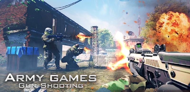 Army games: Gun Shooting v1.0.16 MOD APK (Dumb enemy)