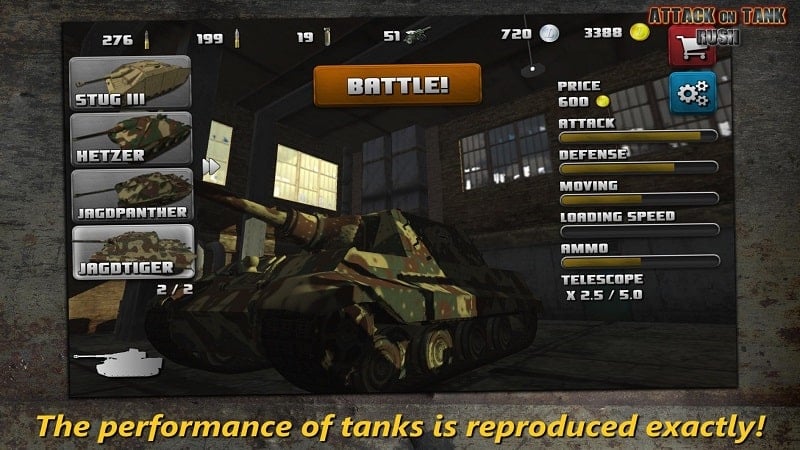 Attack on Tank v4.1.3 MOD APK (Unlimited money)