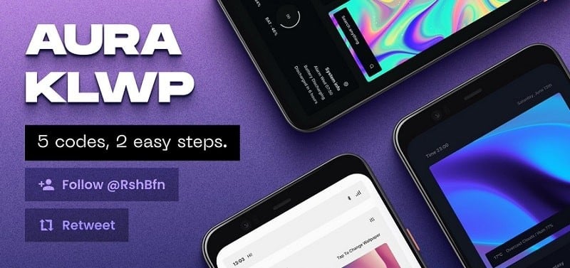 Aura KLWP v8.7 MOD APK (N/A)