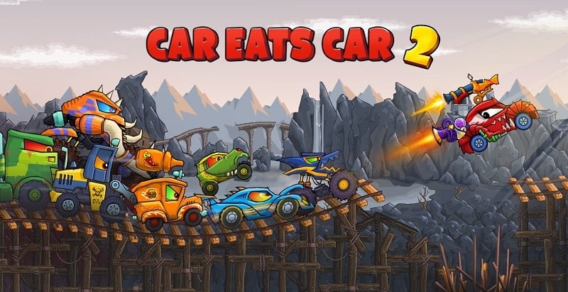 Car Eats Car 2 v2.3 MOD APK (Unlimited fuel, resources in craft)