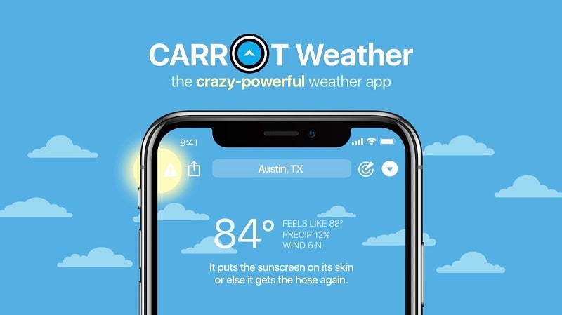 CARROT Weather v2.5.2 MOD APK (Unlocked Premium)