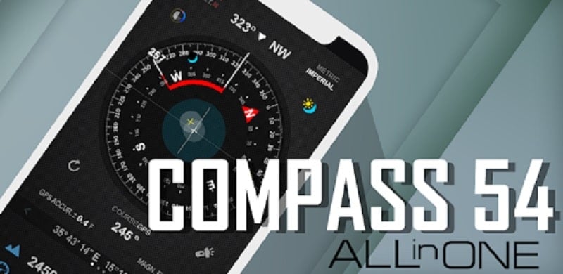 Compass 54 v2.9.2 MOD APK (Premium unlocked)