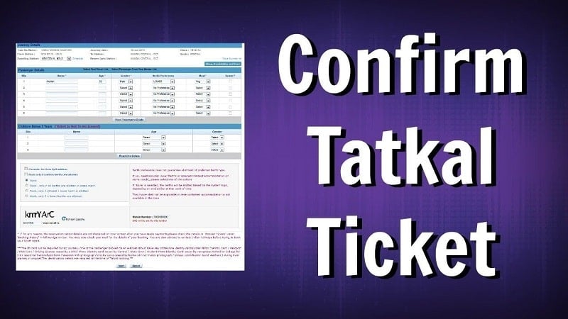 Confirm Tatkal Ticket Booking v24.10.4 MOD APK (Gold Unlocked)