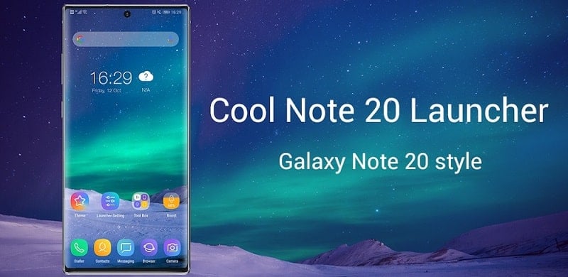 Cool Note20 Launcher v10.2.1 MOD APK (Prime Unlocked)