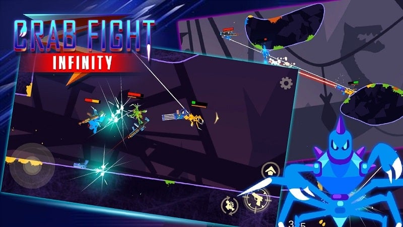 Crab Fight Infinity v1.28 MOD APK (Unlimited money)