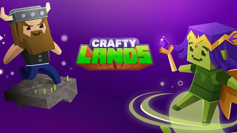 Crafty Lands v3.2.0 MOD APK (Unlocked Hero, Spear)