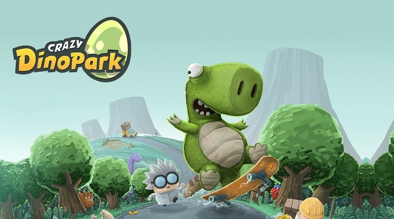 Crazy Dino Park v2.24 MOD APK (Unlimited money/High speed)