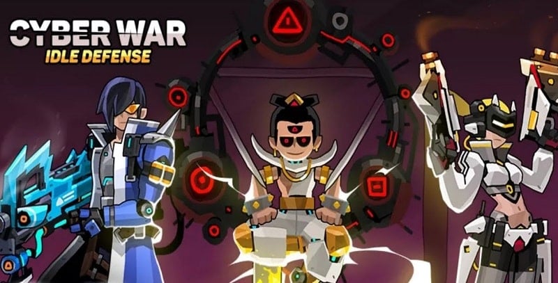 Cyber War: Defense and RPG v3.0.6 MOD APK (Menu, VIP/God mode, onehit)