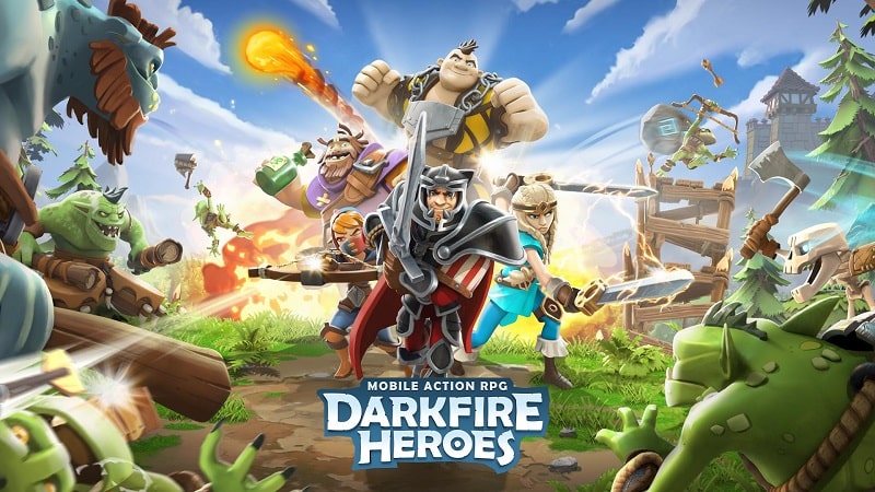 Darkfire Heroes v1.28.2 MOD APK (Menu/Spell, Mana, God mode, Damage x10)