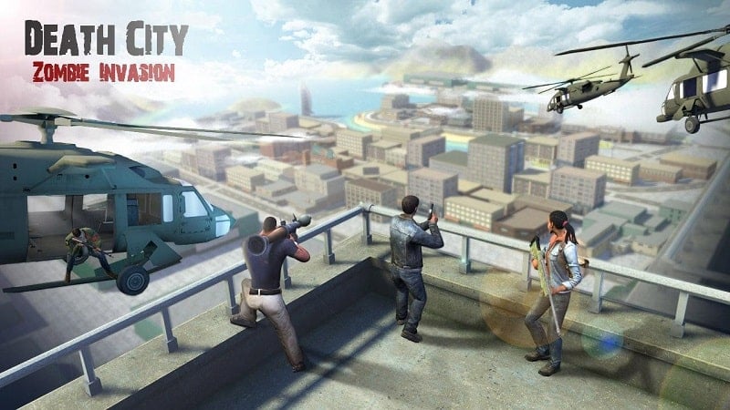 Death City: Zombie Invasion v1.5.4 MOD APK (Unlimited money)