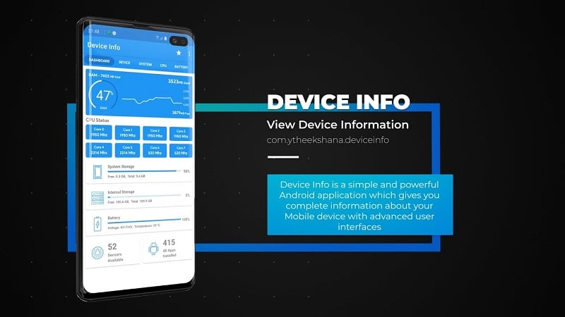 Device Info: System & CPU Info v3.3.7.5 MOD APK (Donate)