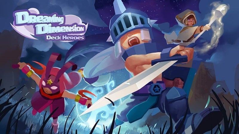 Dreaming Dimension: Deck Heroes v1.1.7 MOD APK (Menu/Unlimited money, unlocked heroes, skins)