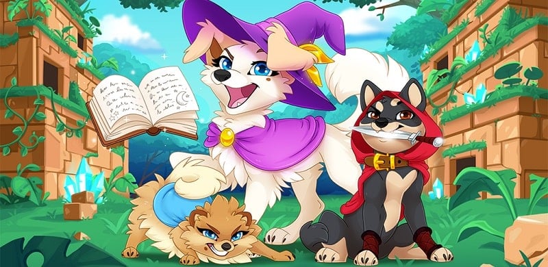 Dungeon Dogs v3.2.8 MOD APK (Menu, Unlimited money/Damage Multiplier/Dumb Enemy)