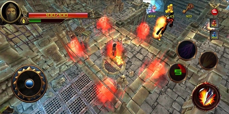 Dungeon Hunter Boss v1.1.3 MOD APK (Menu, Dumb enemy)