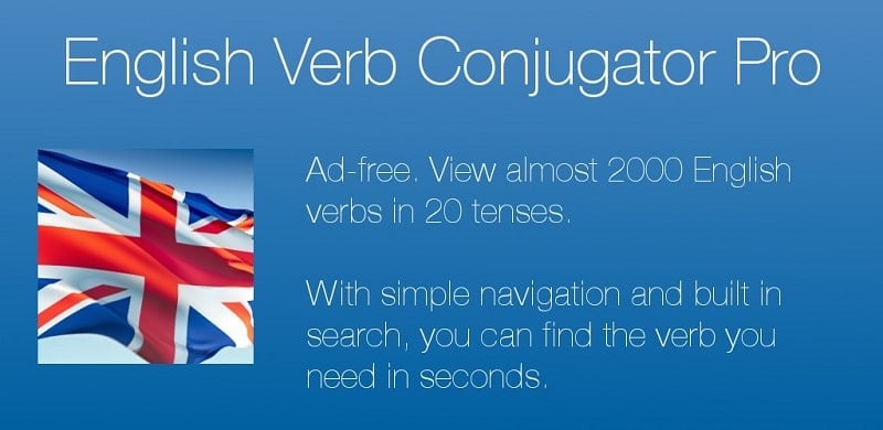 English Verb Conjugator Pro v3.6.4 MOD APK (N/A)