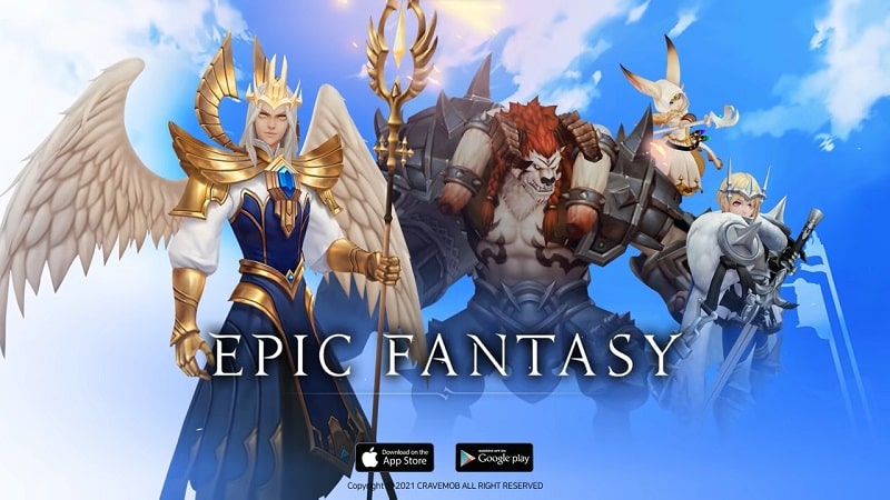 Epic Fantasy v1.73.2 MOD APK (Menu/Damage/Defense multiplier/No Skill CD)