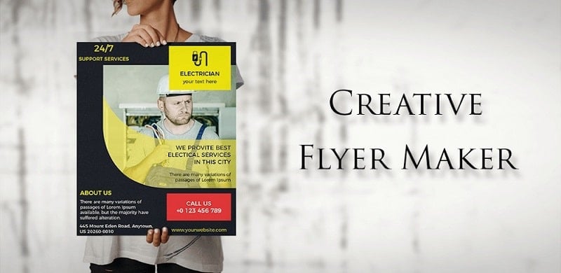 Flyers, Poster Maker, Design v131.0 MOD APK (Pro Unlocked)