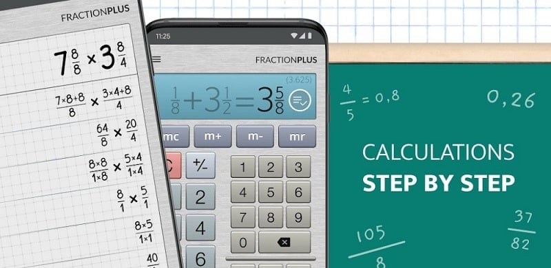 Fraction Calculator Plus v5.9.1 MOD APK (Pro Unlocked)