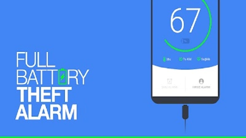 Full Battery & Theft Alarm v6.1.3.3 MOD APK (Pro unlocked)