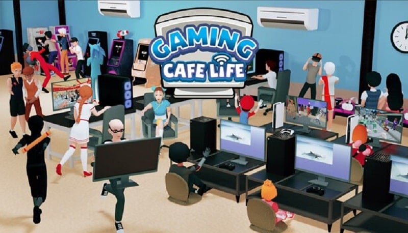 Gaming Cafe Life v1.7.10 MOD APK (Free shopping)