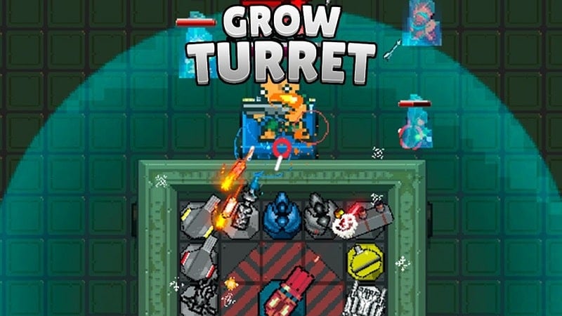 Grow Turret v8.2.2 MOD APK (High damage)