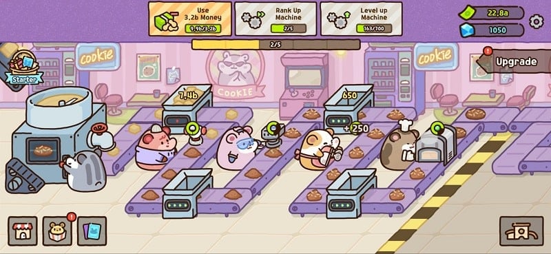 Hamster cookie Factory v1.19.11 MOD APK (Unlimited money)