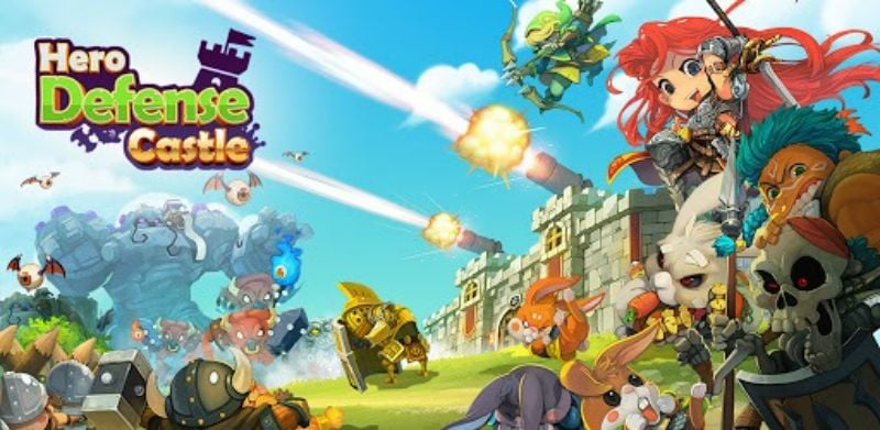 Hero Defense Castle v1.0.9 MOD APK (God mode/No limit spawn/No ads)