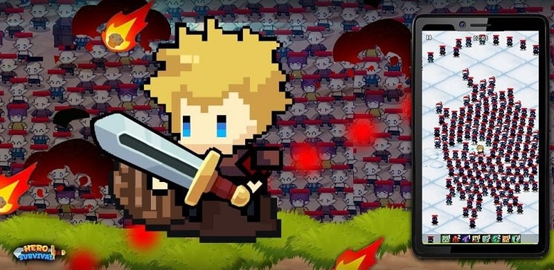 Hero Survival v1.0.4 MOD APK (Menu, Damage multipier/Defense)