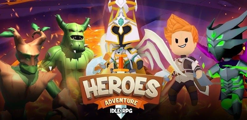 Heroes Adventure: Idle RPG v1.0.8.1 MOD APK (Unlimited money/Diamond)