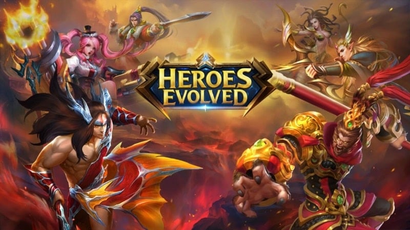 Heroes Evolved v2.2.9.9 MOD APK (Hack Map)