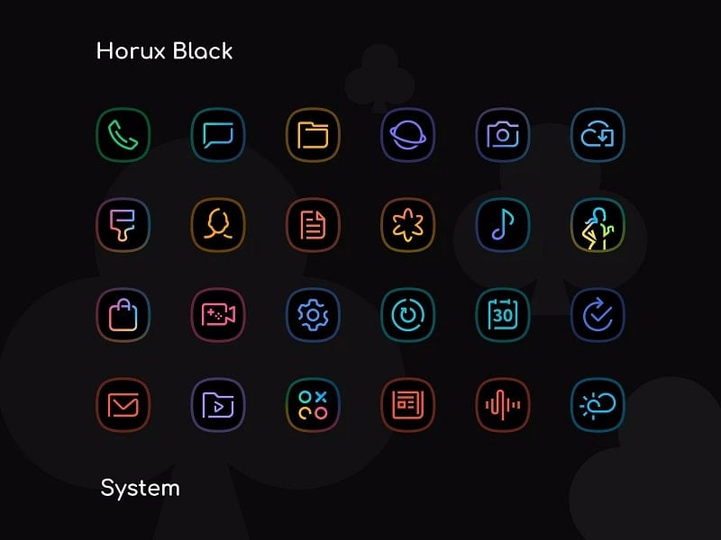 Horux Black v7.7 MOD APK (N/A)