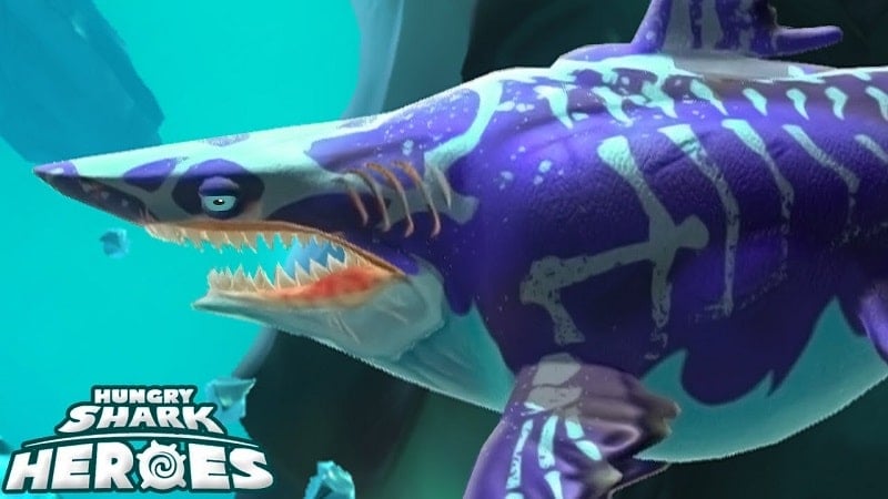 Hungry Shark Heroes v3.4 MOD APK (God mode, onehit)