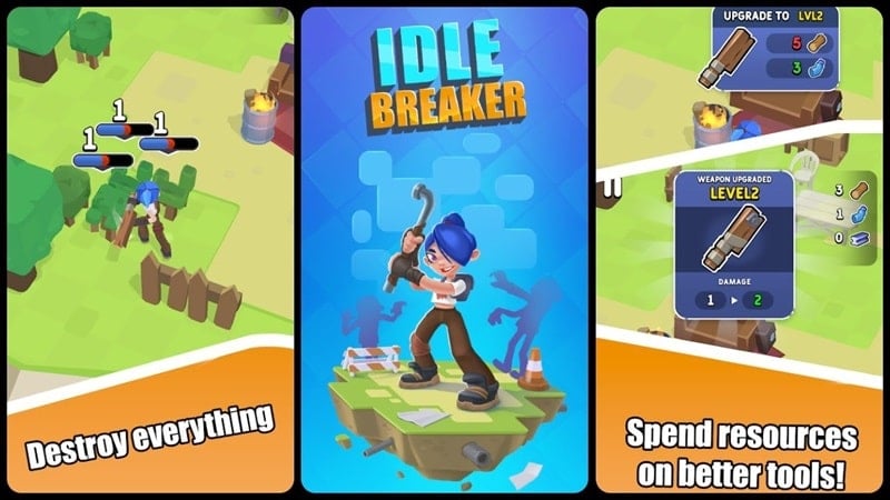 Idle Breaker v1.2.10 MOD APK (Menu/Damage Multiplier/VIP Unlocked)