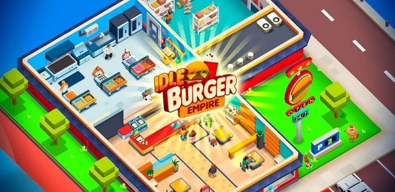 Idle Burger Empire Tycoon v1.17 MOD APK (Unlimited money)