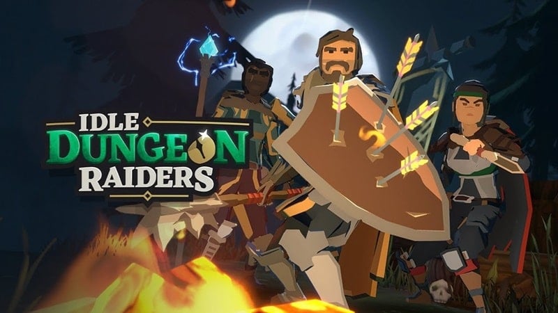 Idle Dungeon Raiders v0.1.142 MOD APK (God mode/High attack)