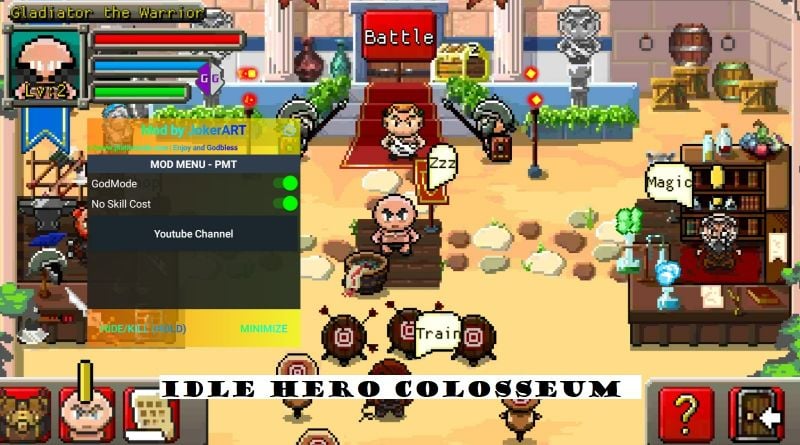 Idle Hero Colosseum v1 MOD APK (Menu/God/No Skill CD)