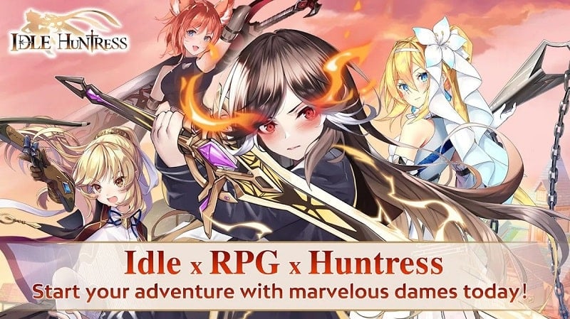 Idle Huntress: Adventure v1.1.25 MOD APK (Menu, Game Speed)