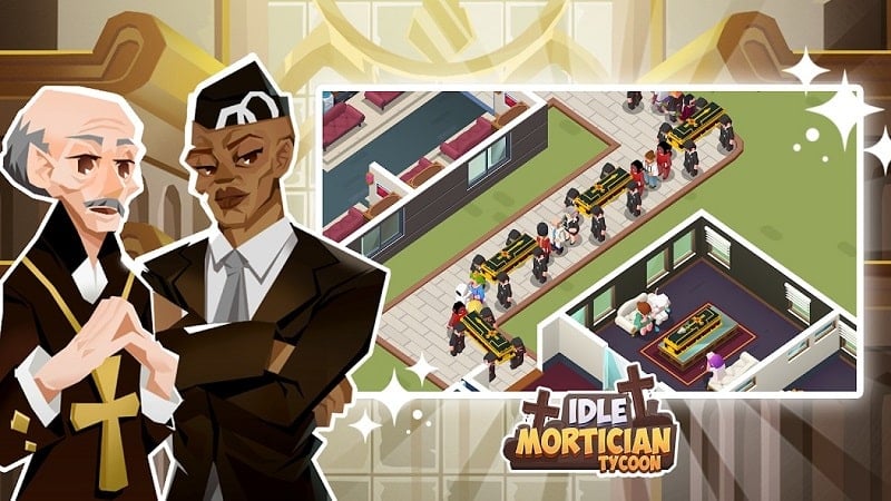 Idle Mortician Tycoon v1.0.69 MOD APK (Unlimited money/Free shopping)