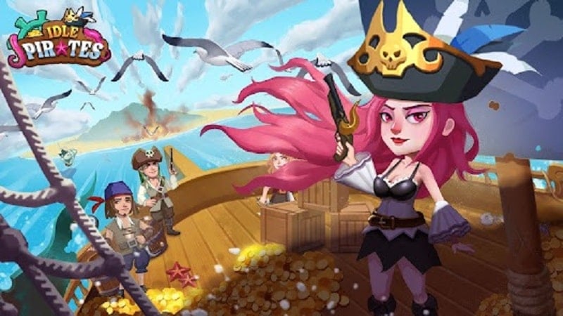 Idle Pirate – Deep Sea Tycoon v1.0.9 MOD APK (Menu/Unlimited money)