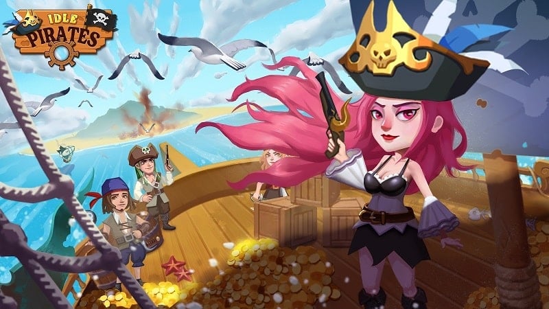 Idle Pirate – Endless Treasure v1.0.7 MOD APK (Unlimited money)