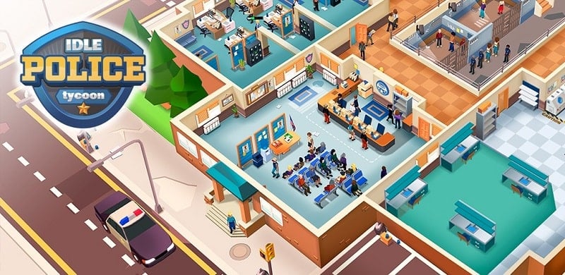 Idle Police Tycoon v1.28 MOD APK (Unlimited Money)