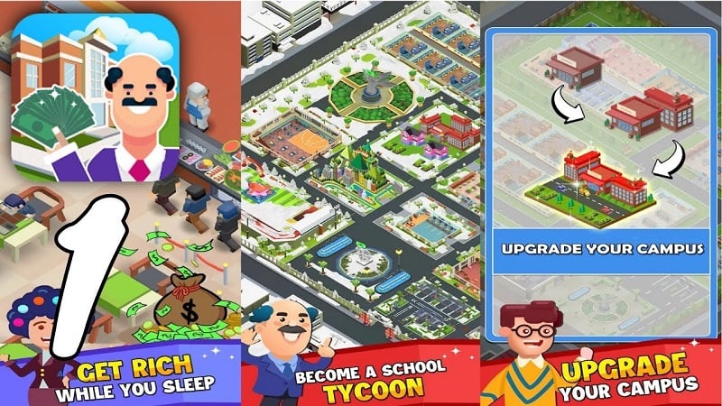 Idle School Tycoon v1.7.7 MOD APK (Menu/Unlimited money)