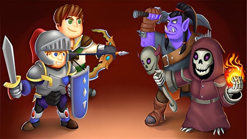 Idle Warrior Tales v1.1.16 MOD APK (Unlimited Money/Premium)