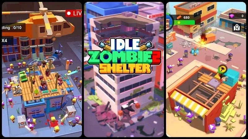 Idle Zombie Shelter v1.16.0.0 MOD APK (Menu/Unlimited Woods)