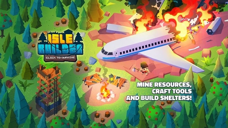 Isle Builder v0.3.18 MOD APK (Menu, Free craft)